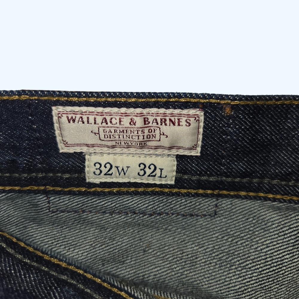 Wallace & Barnes Carpenter Pant Jeans Japanese Rinsed Mens Indigo AB451 32x32 - Picture 4 of 12